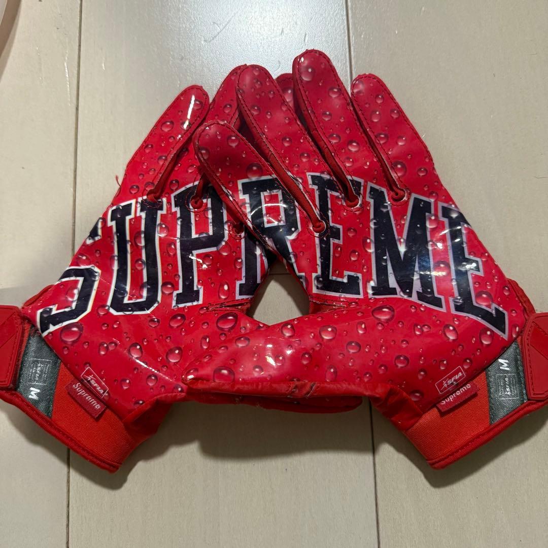小物 M SUPREME NIKE Vapor Jet Football Gloves
