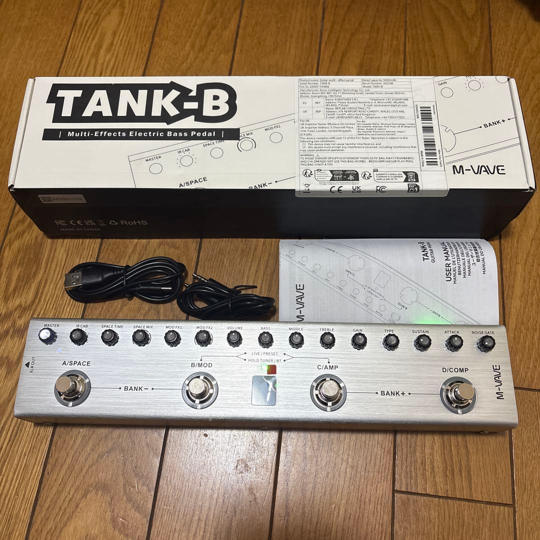 M-VAVE TANK-B ベースマルチエフェクター