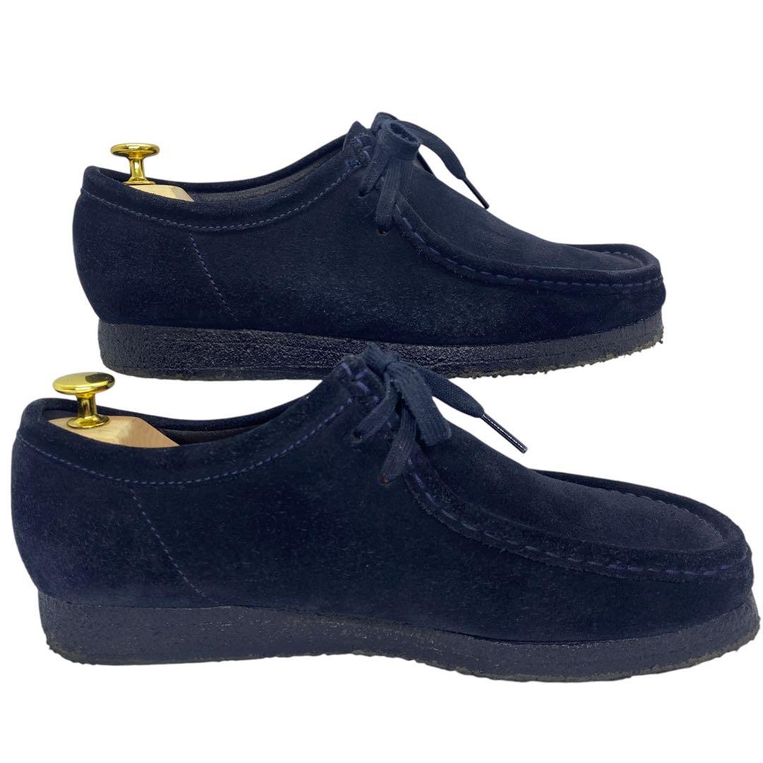 CLARKS BEAUTY&YOUTH クラークス 26.5cm ワラビー 紺色