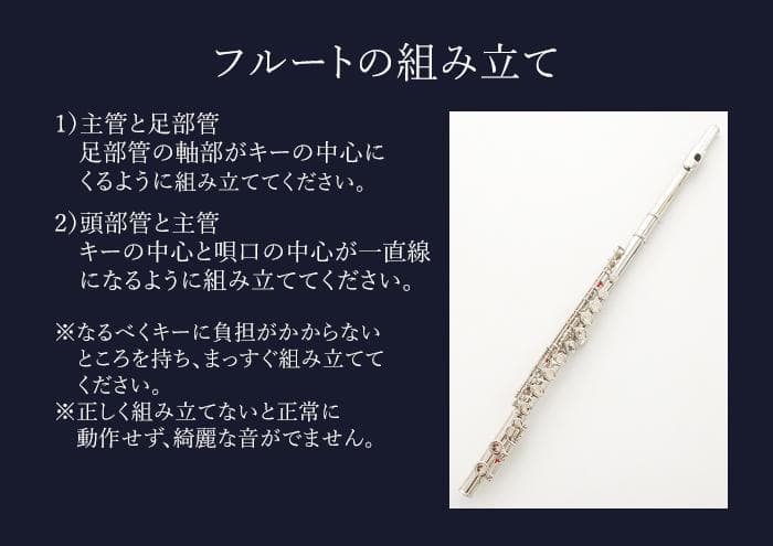 新品 未使用 送料無料 フルート 白銅製 初心者向け 学生 練習用 入門セット