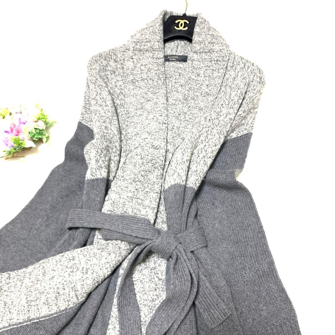 ★極美品　マックスマーラ❤︎2wayベルテッドコート❤︎カシミヤ95%❤︎ベルト F