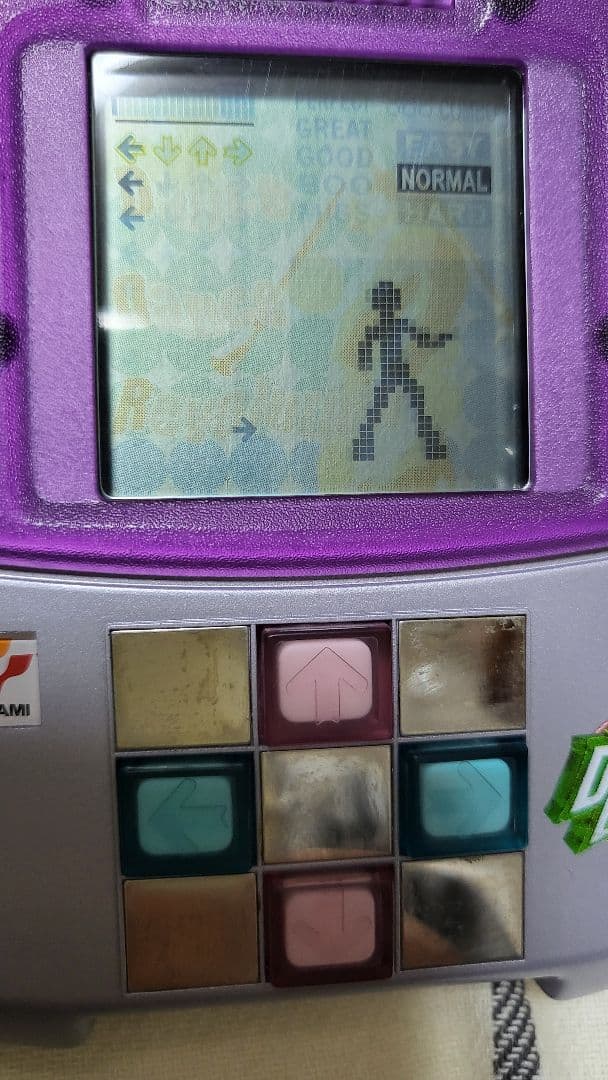 コナミ　ビーマニポケット　ダンスダンスレボリューション　フィンガーステップ