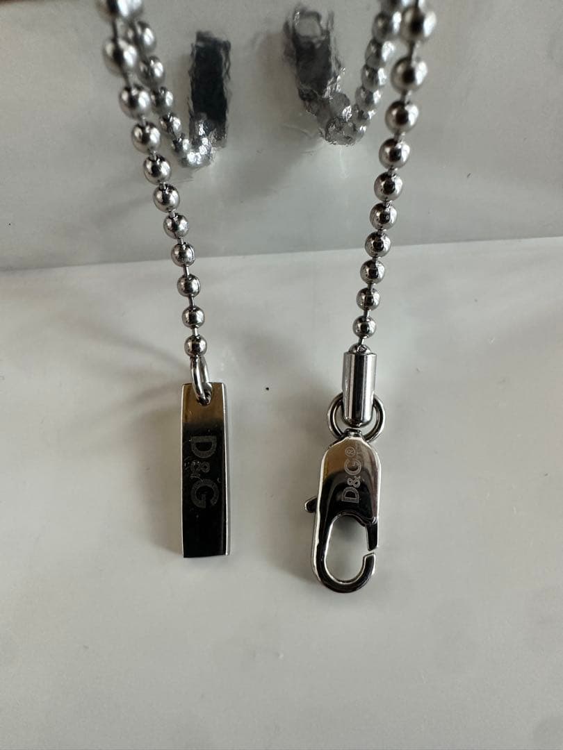 【箱付】D&G ドッグタグ チェーン ネックレス