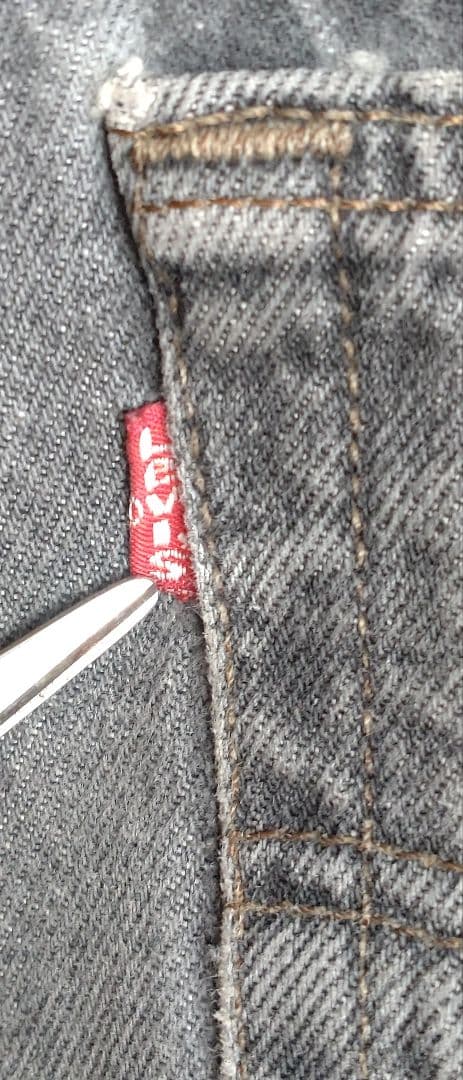 Levis501 ブラックデニム