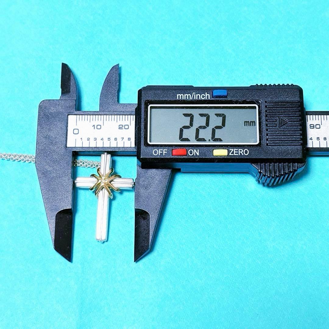 【美品】Tiffany ティファニー クロス 十字架 ネックレス 925/750