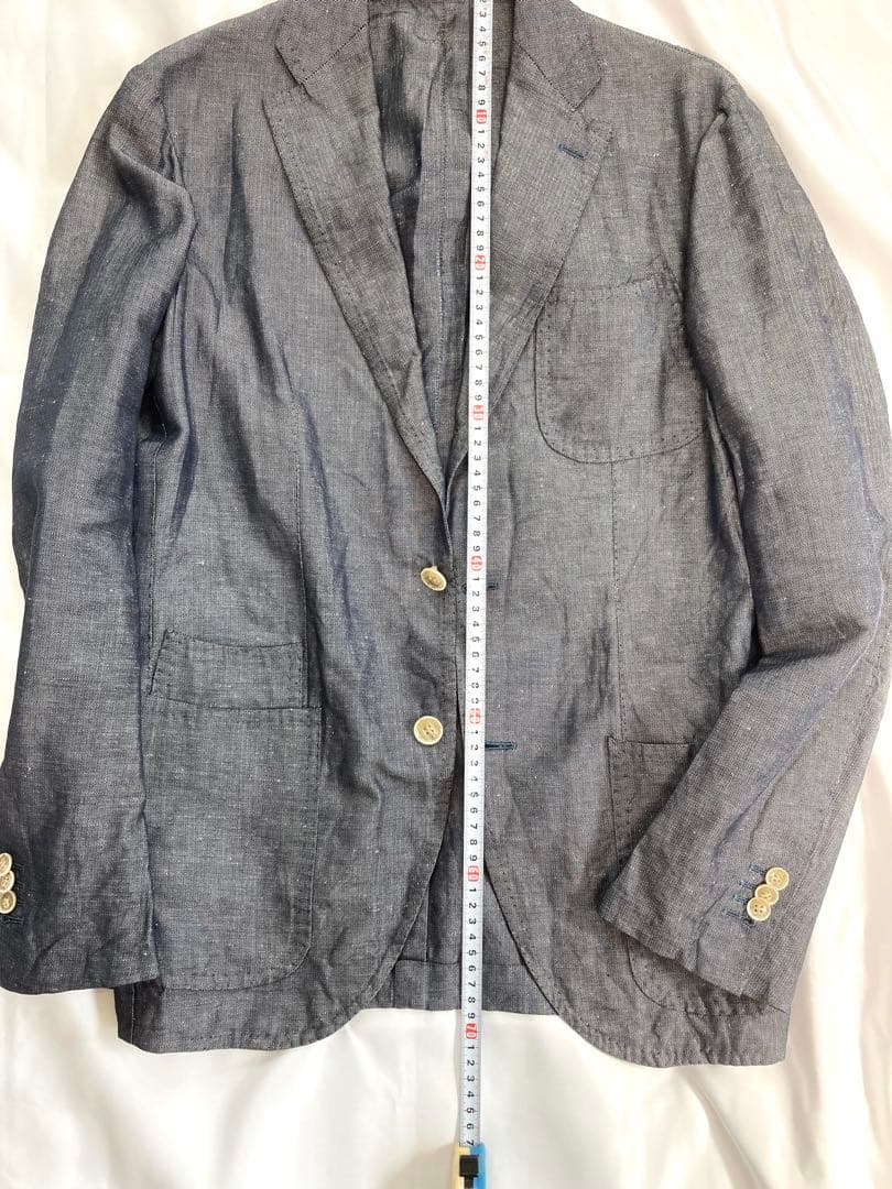 RING JACKET リングヂャケット 麻 ジャケット 48
