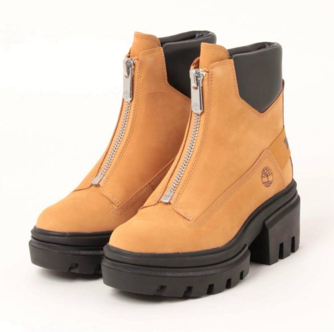 【希少】Timberland エヴァーリー フロントジップ ブーツ レディース
