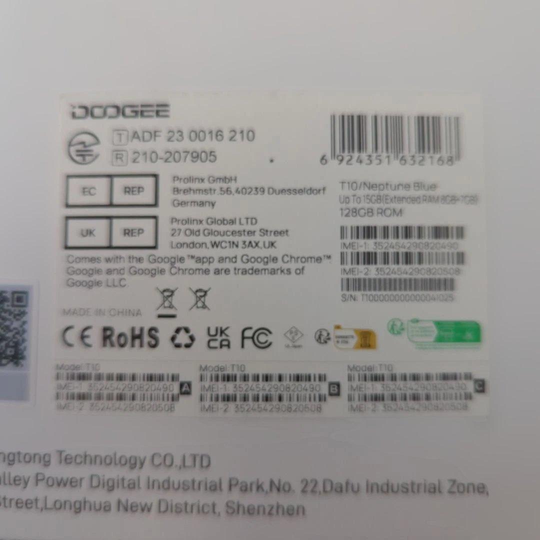 煌*黒様 DOOGEE T10 タブレット 本体 青