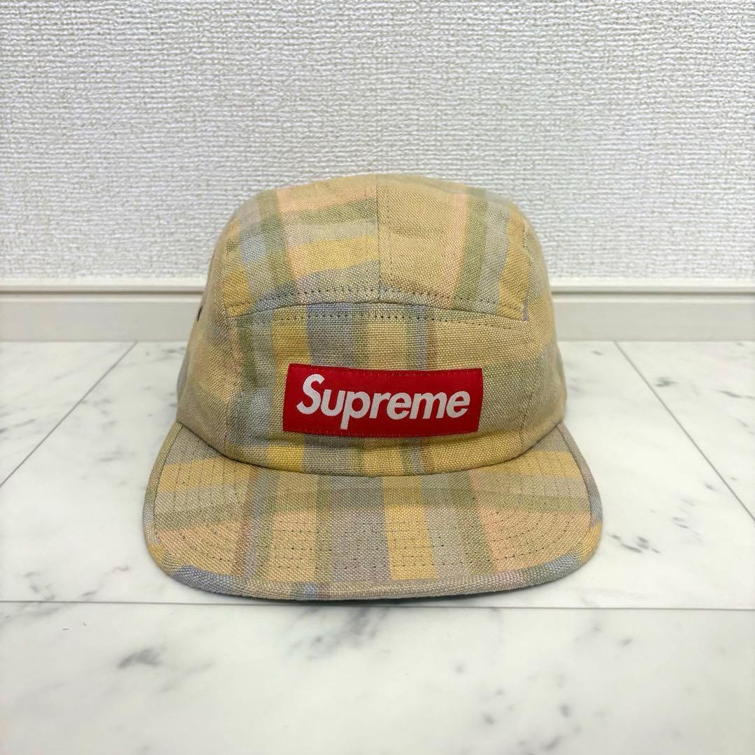Supreme Plaid Camp Cap キャンプキャップ　チェック柄