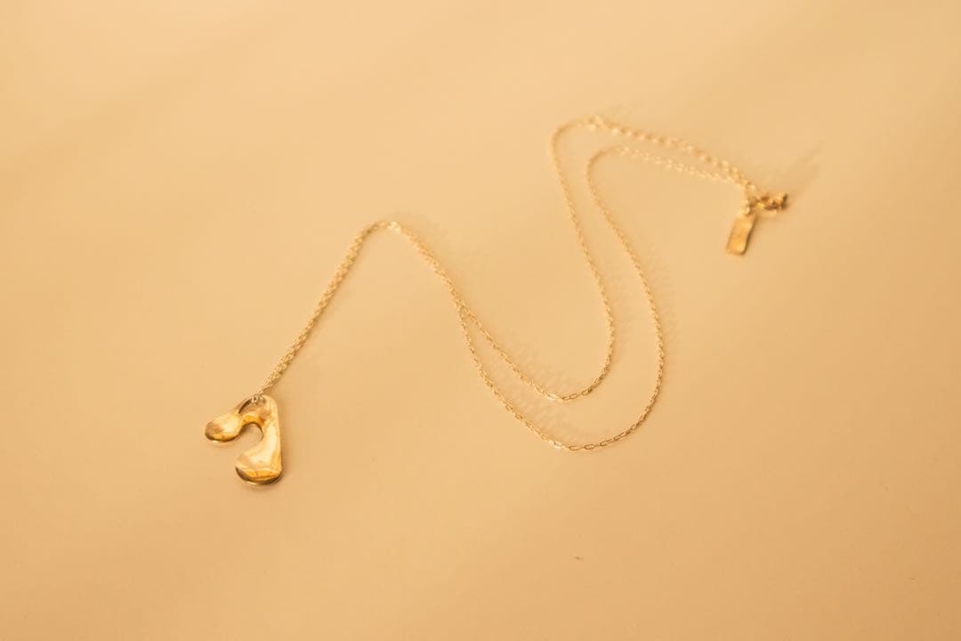 【Jieda】　925 SILVER J NECKLACE