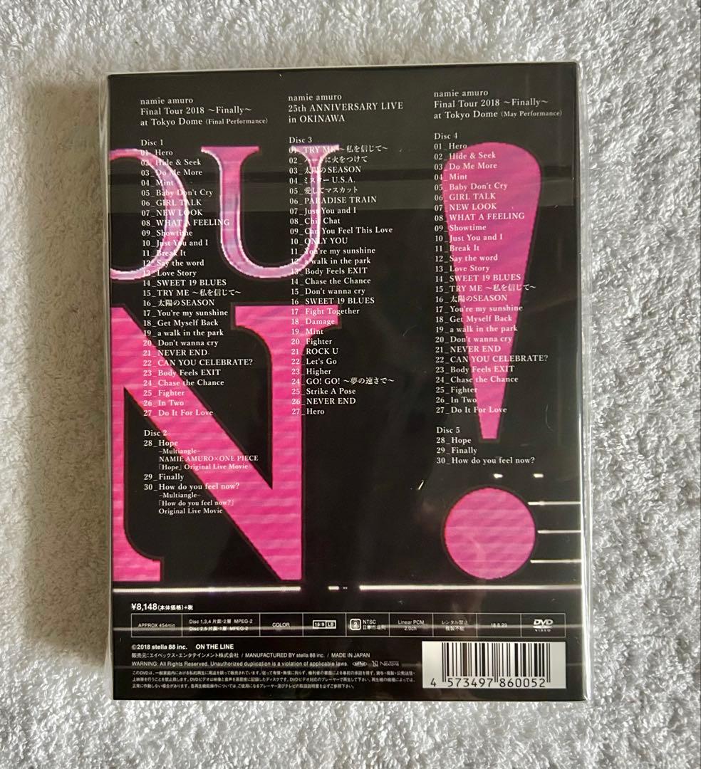 安室奈美恵 Final Tour 2018 〜Finally 〜初回盤DVD