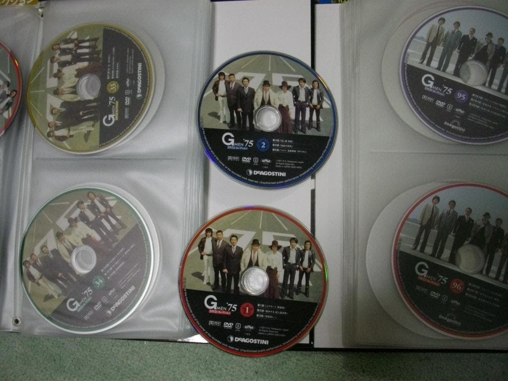 【Ｇメン'75 DVD全巻】 DVD全巻、マガジン全巻、バインダー2冊、他