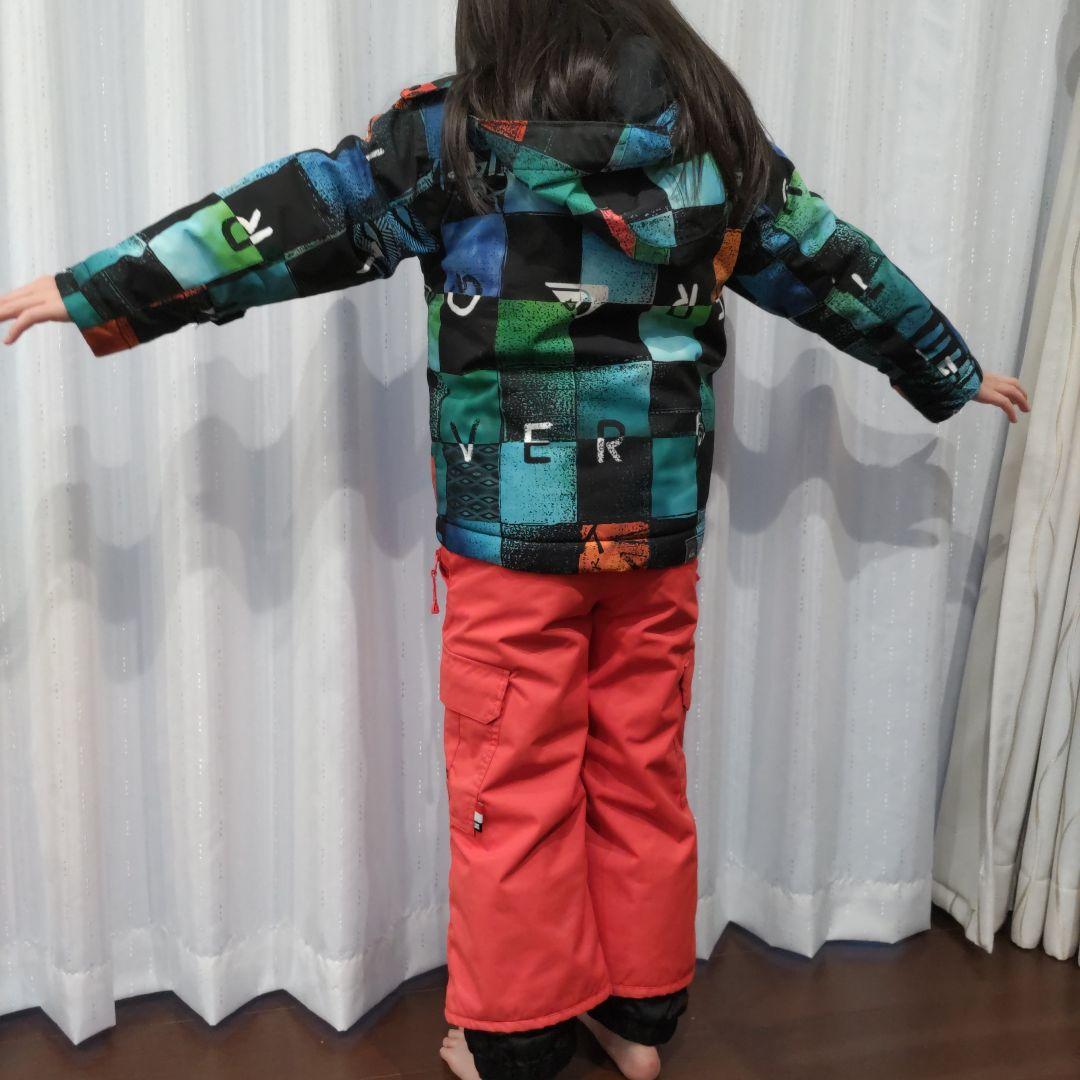 子供用スキーウェア100　 上下セット 上クイックシルバー　下DC