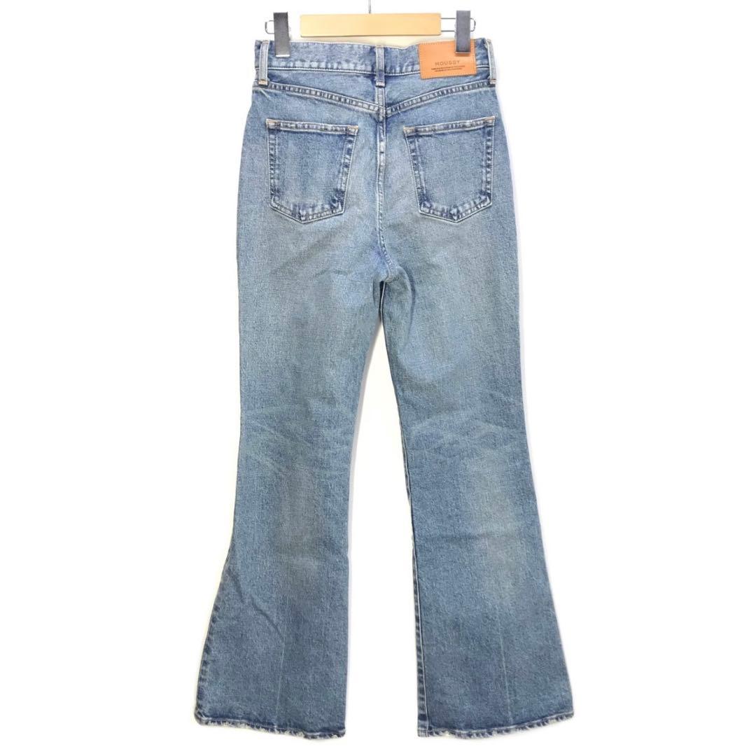 最終価格MOUSSY MVS FLARE フレアパンツフレアデニム 27インチ