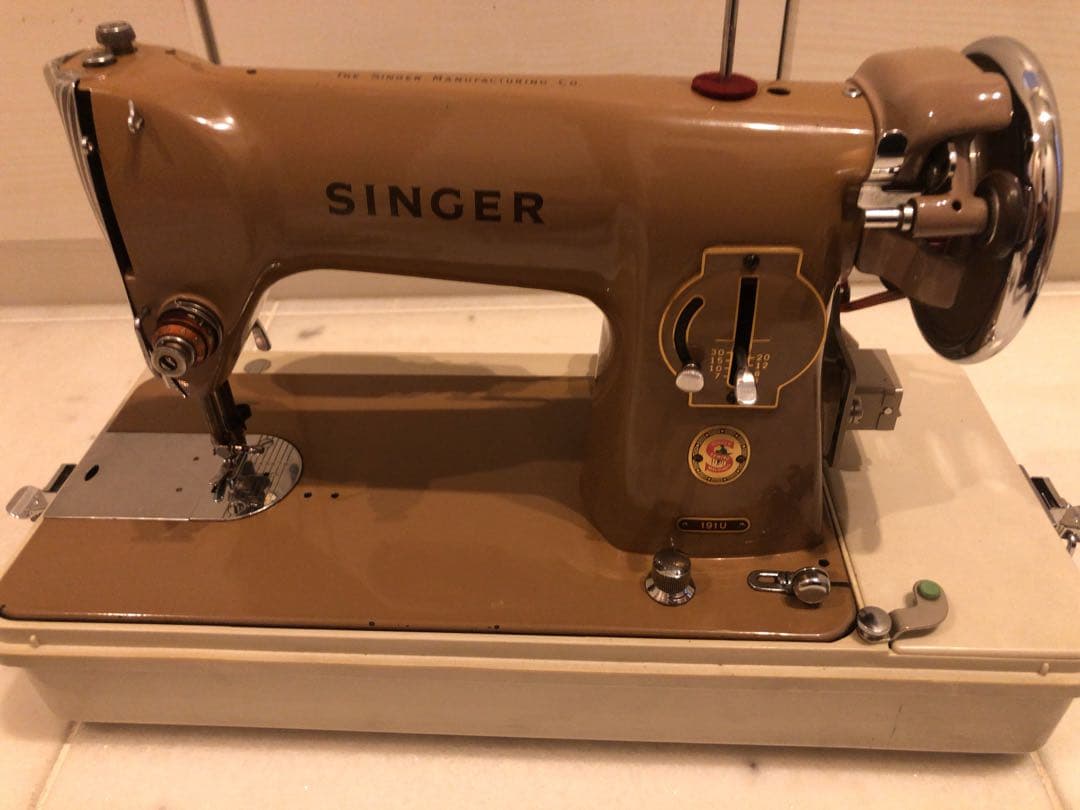 SINGER ミシン ベージュ191Uアンティーク