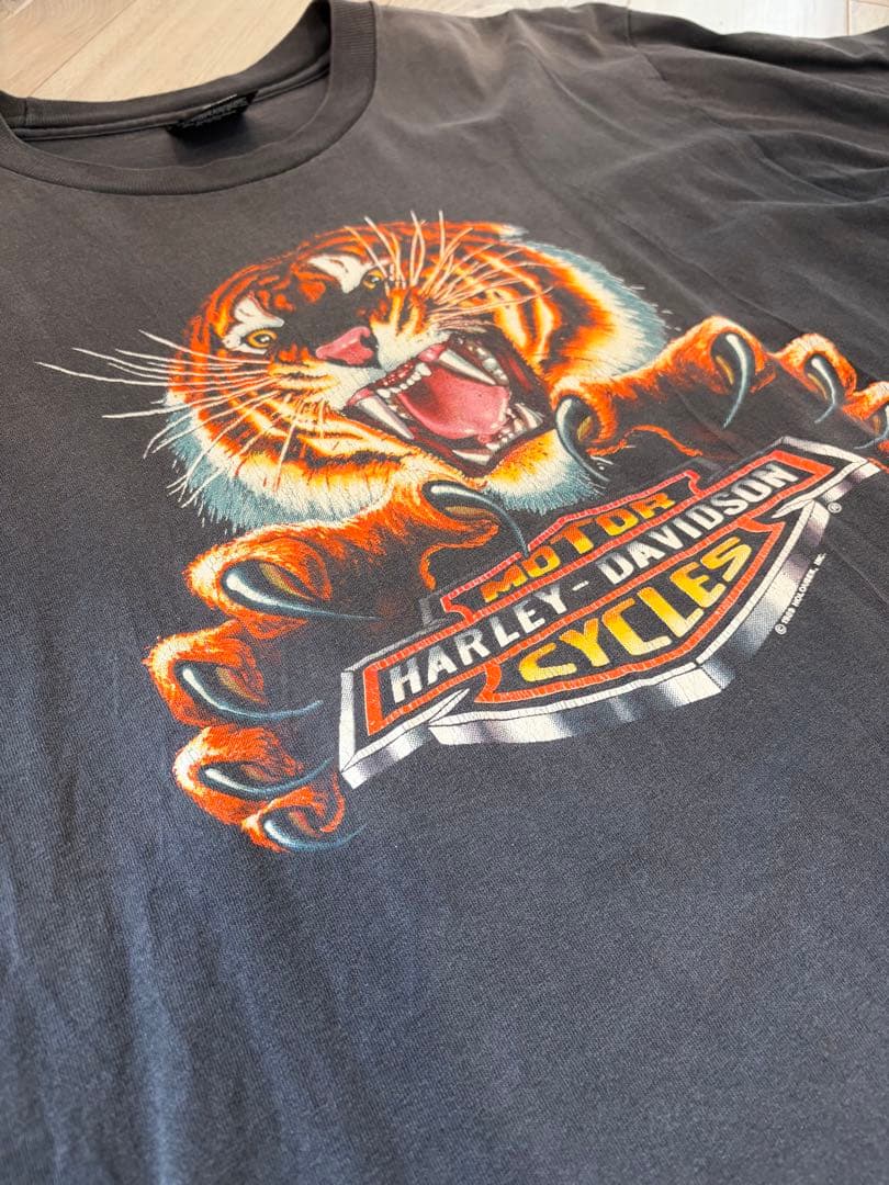 Harley-Davidson Tiger T-Shirt 1989 古着