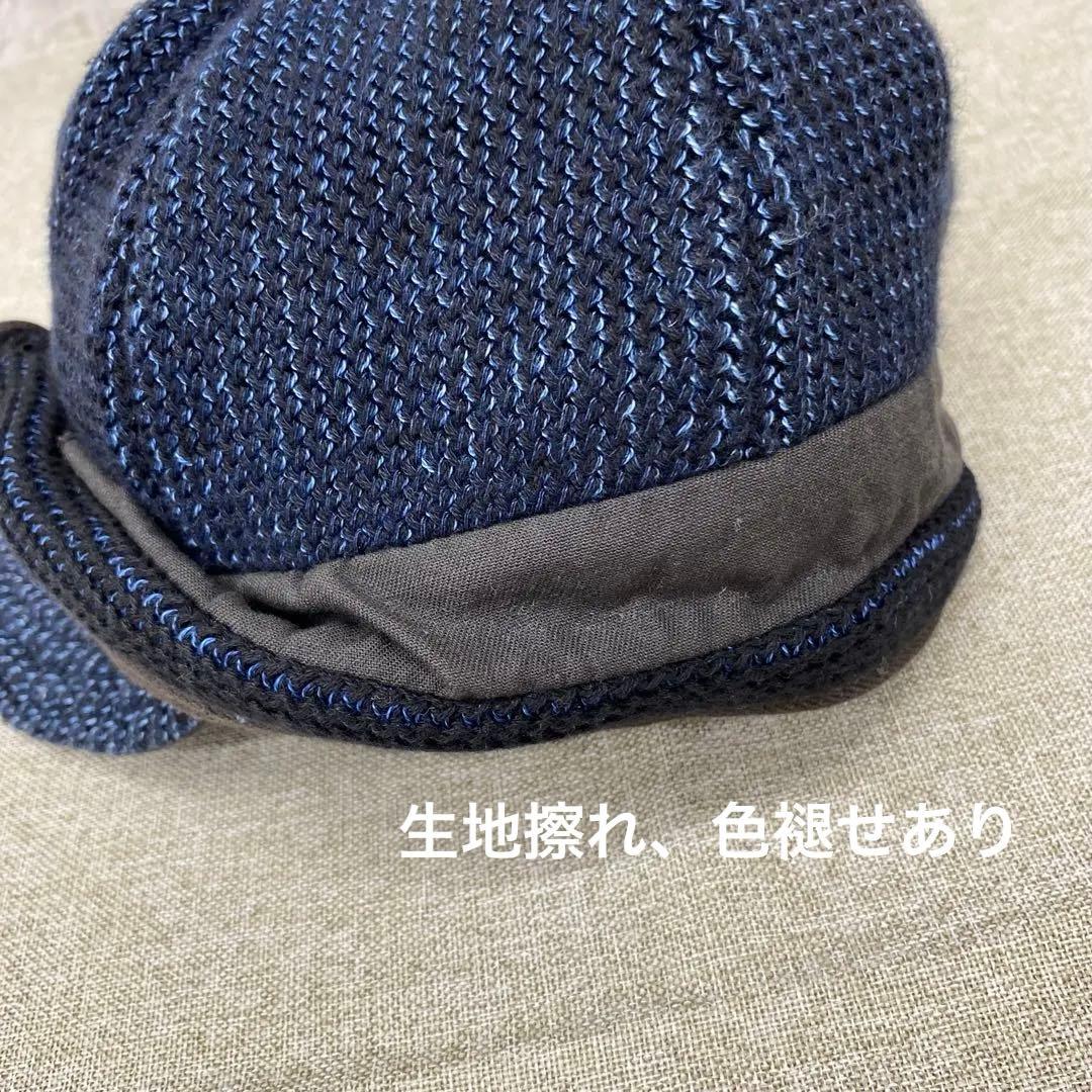 N753＊ ダブルアールエル ラルフローレン ニットキャップ ニット帽 56cm