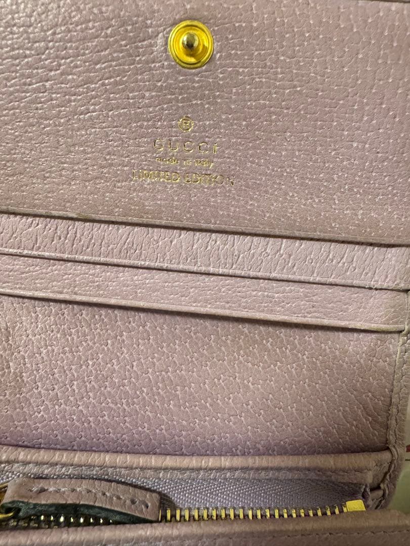 【最終値下げいたしました】GUCCI 花柄 二つ折り財布【日本限定】