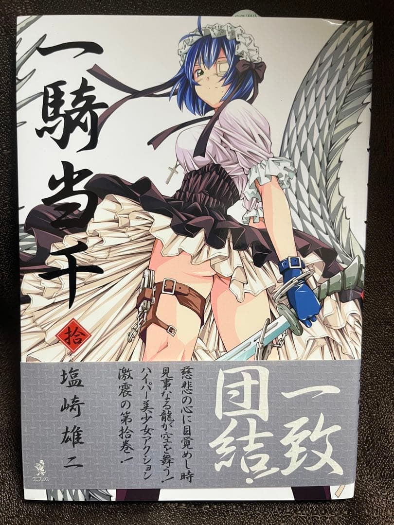 一騎当千10巻　塩崎雄二　直筆イラスト入りサイン本
