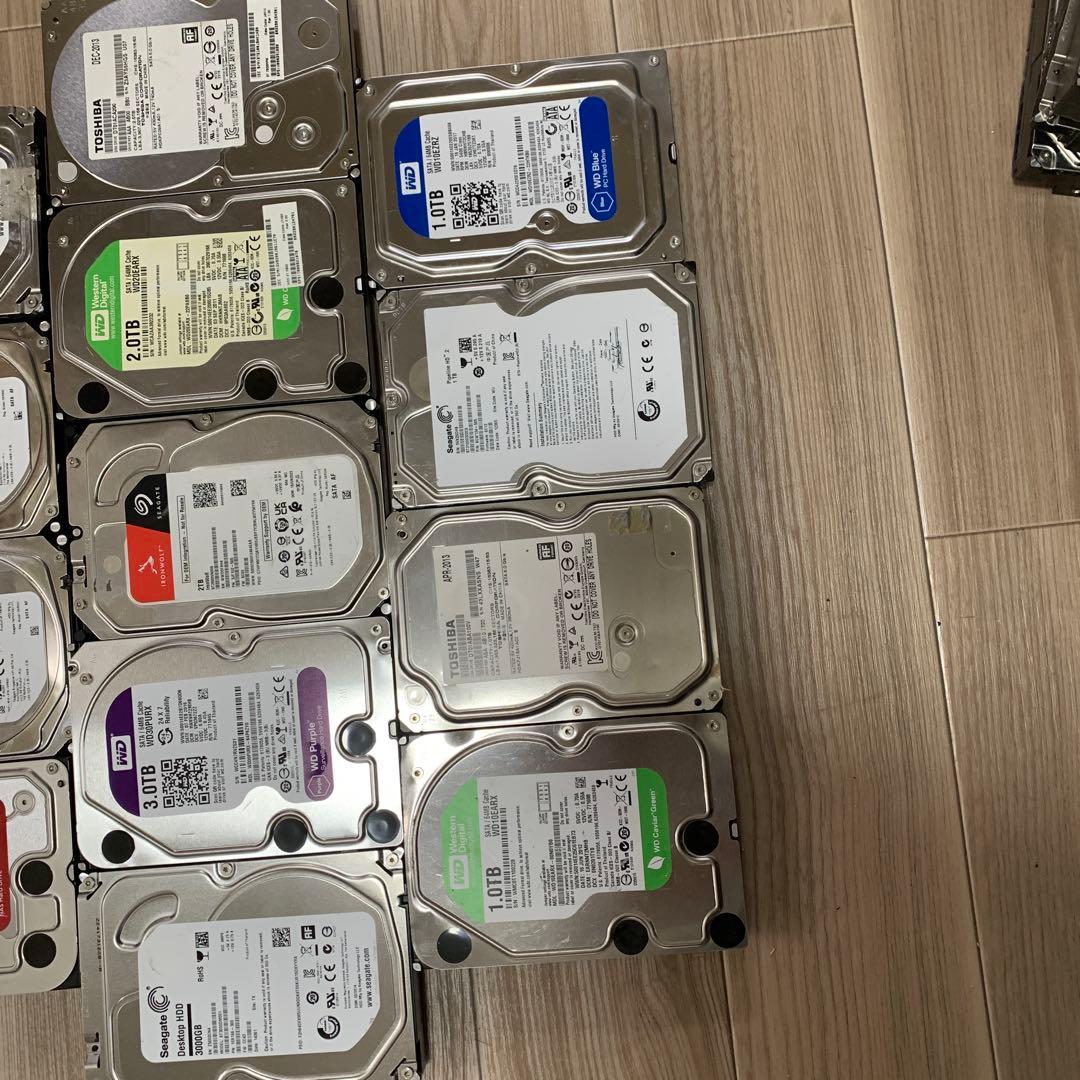 HDD まとめ売り 6TB/4TB/3TB/2TB/1TB 計13台 ジャンク