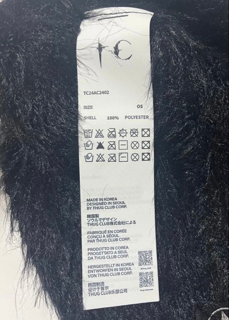 Thug ClubサグクラブBeanieBlackビーニー新品送料無料2026