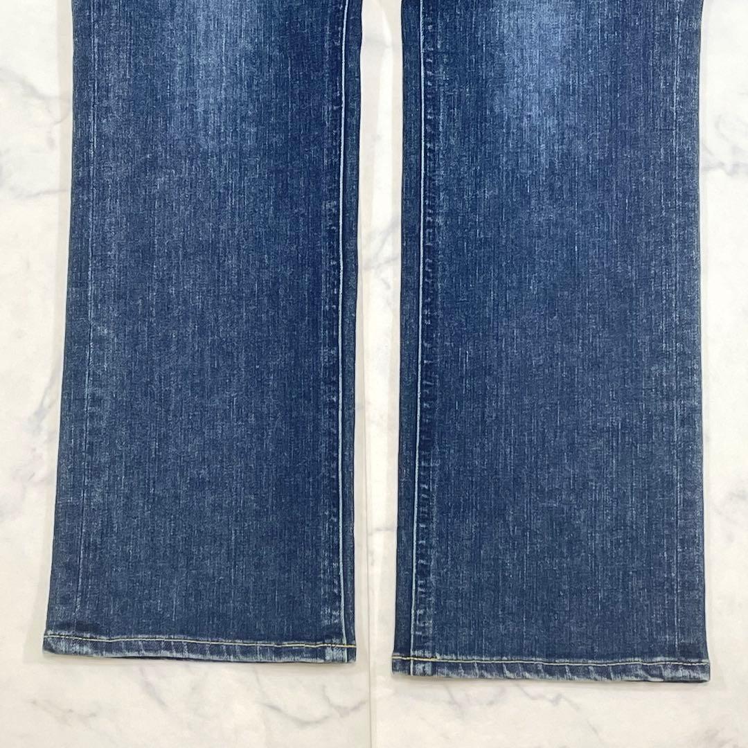 【美品】YANUK LOUISE PREMIUM2 ストレートデニムパンツ 23