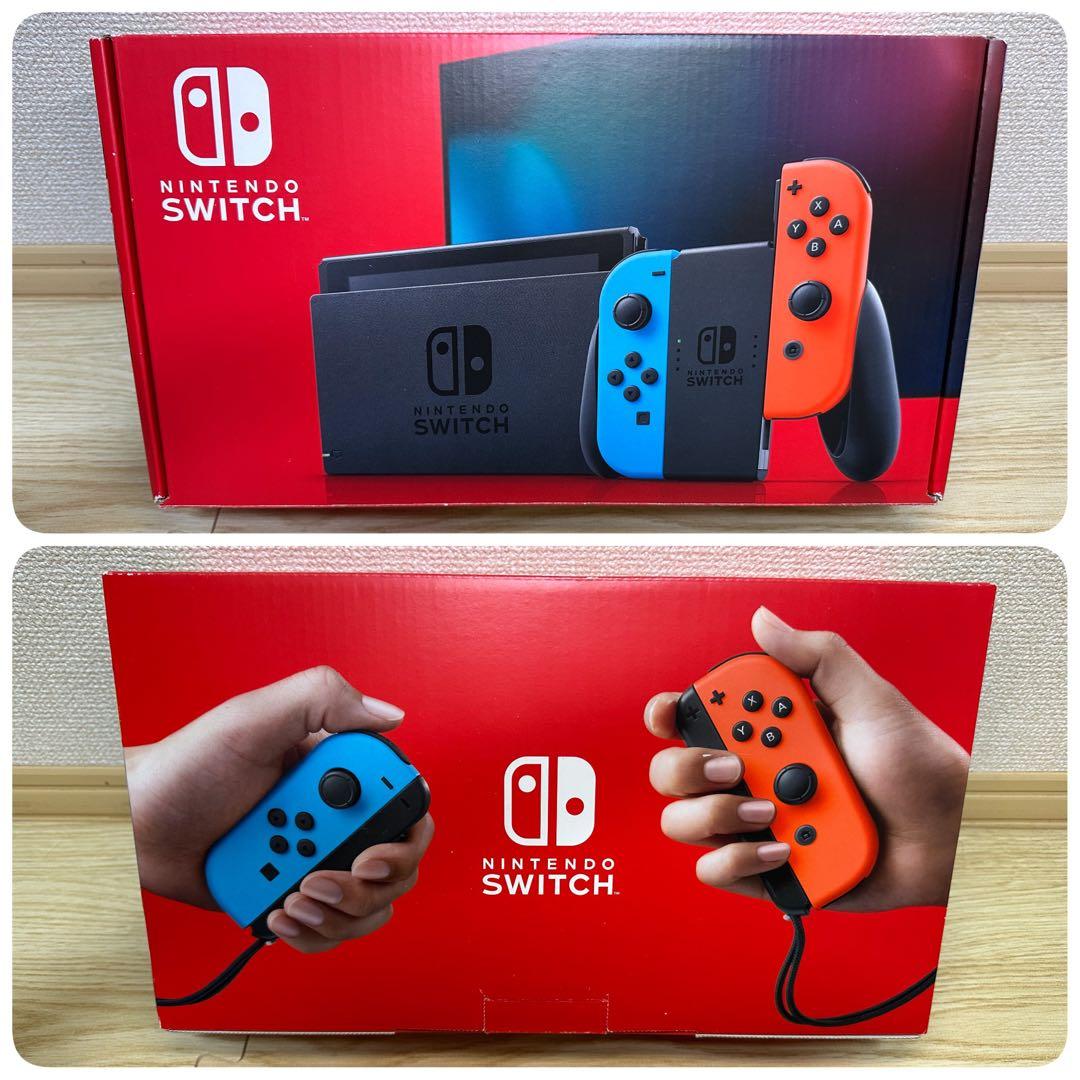 【美品 】バッテリー強化版 Switch 赤青 完品 動作良好 フルセット