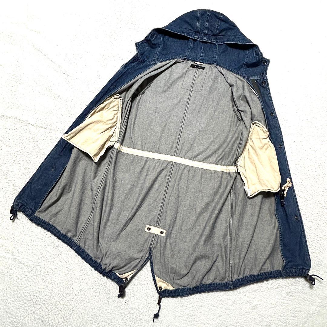 【美品✨佐藤健着用】Johnbull ジョンブル デニム モッズコート M