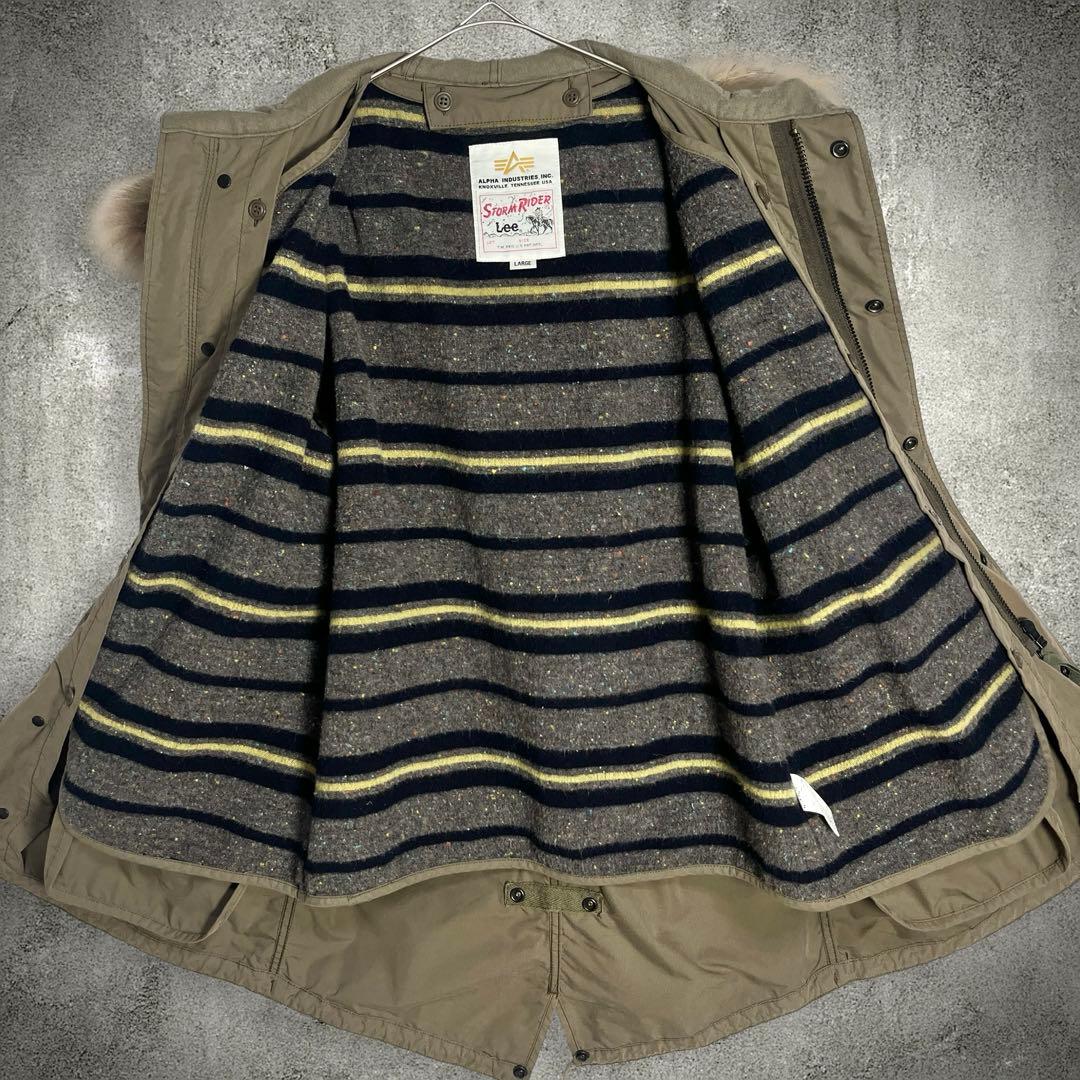 ALPHA×Lee STORM RIDER モッズコート Lサイズ