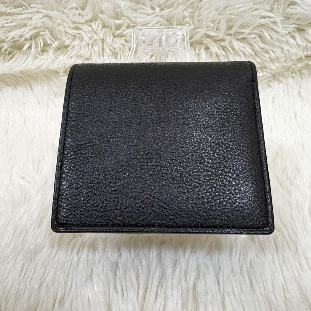 未使用級✨ コムデギャルソンオムプリュス 折財布 レザー ゴールドロゴ 収納