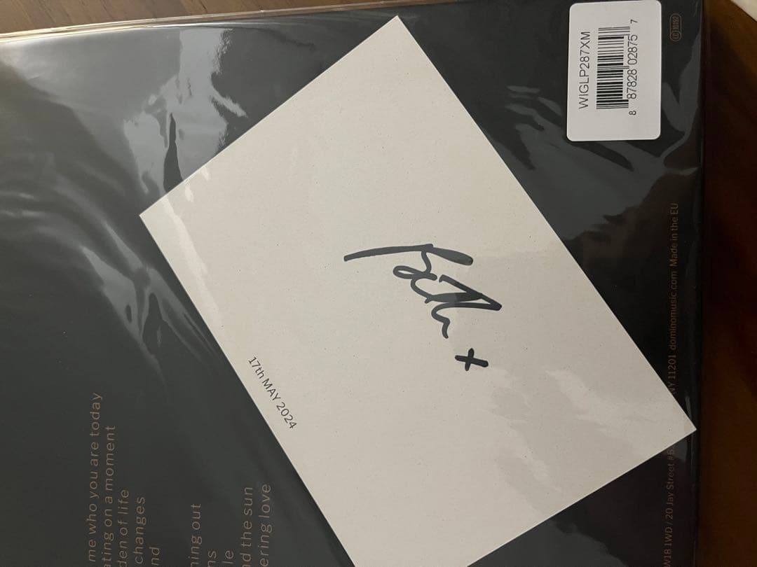 BETH GIBBONS レコード LIVES OUTGROWN サインカード付