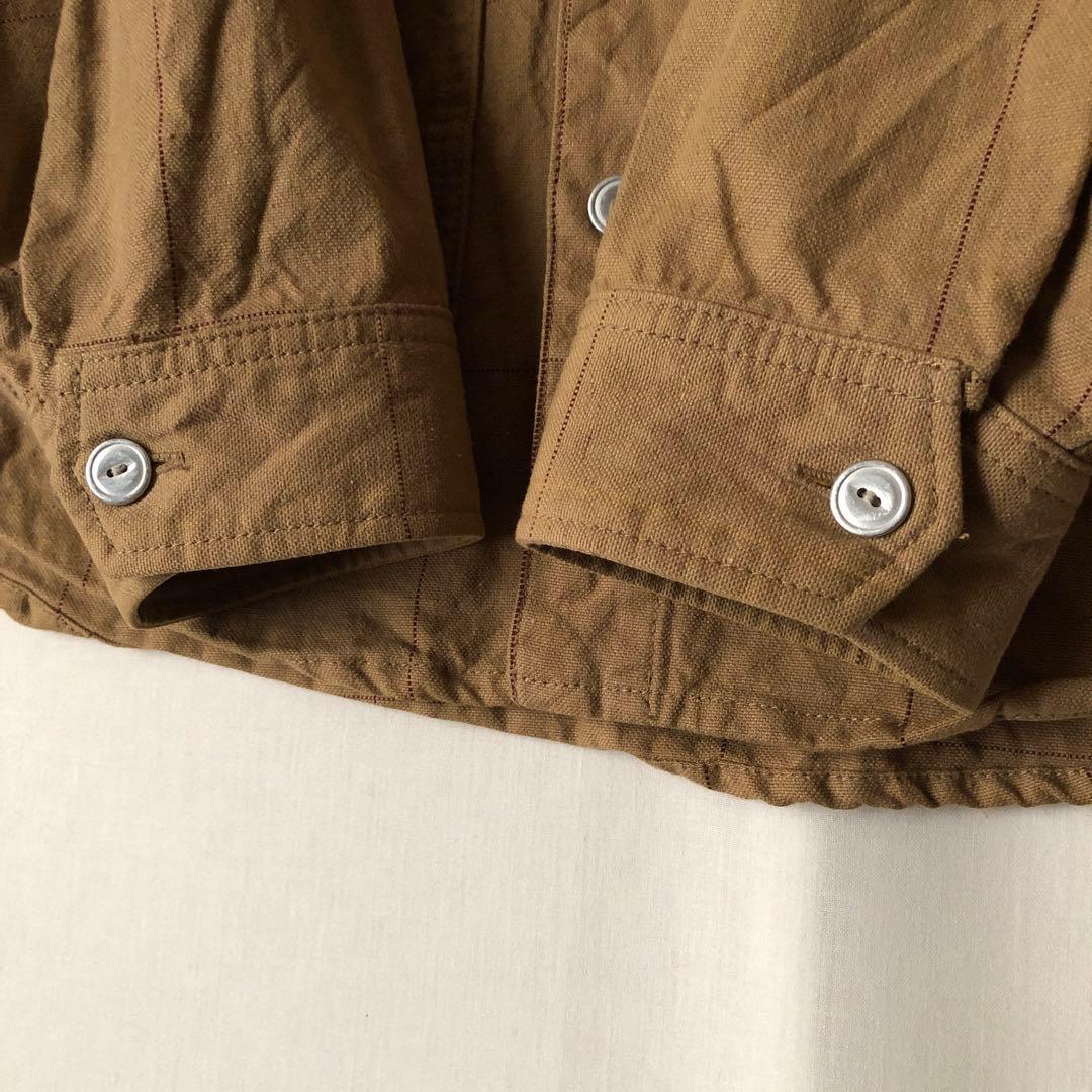 【春物】SASSAFRAS ササフラス シャツジャケット ブルゾン ワーク