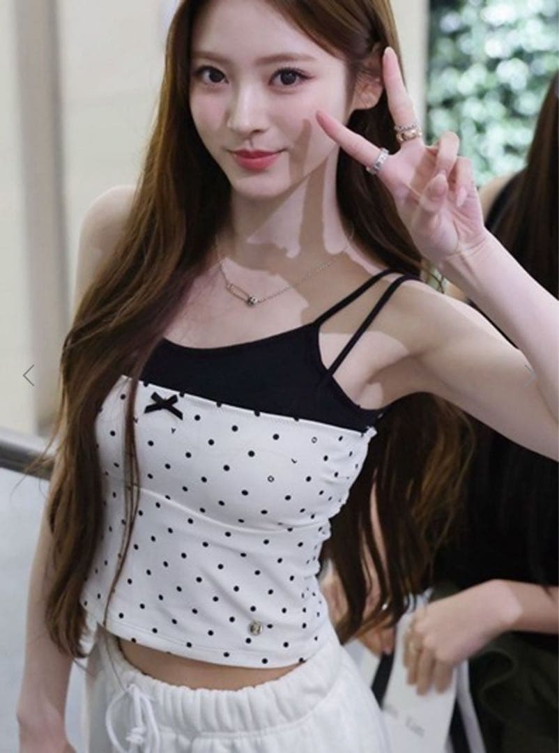 トップス Glowny 25ss BLUSH CAMI TOP
