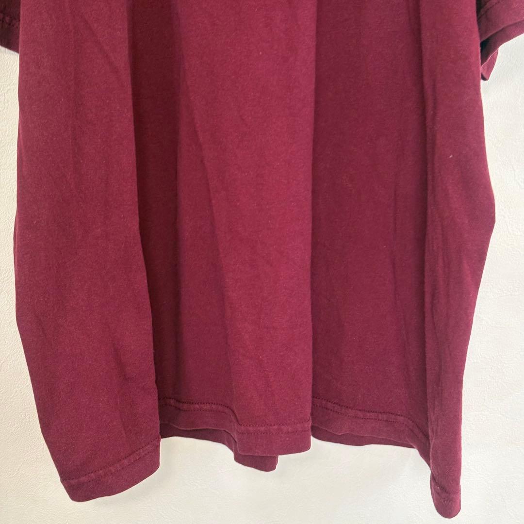 INDEPENDENT Tシャツ【XL】ボルドー メキシコ製 NHS