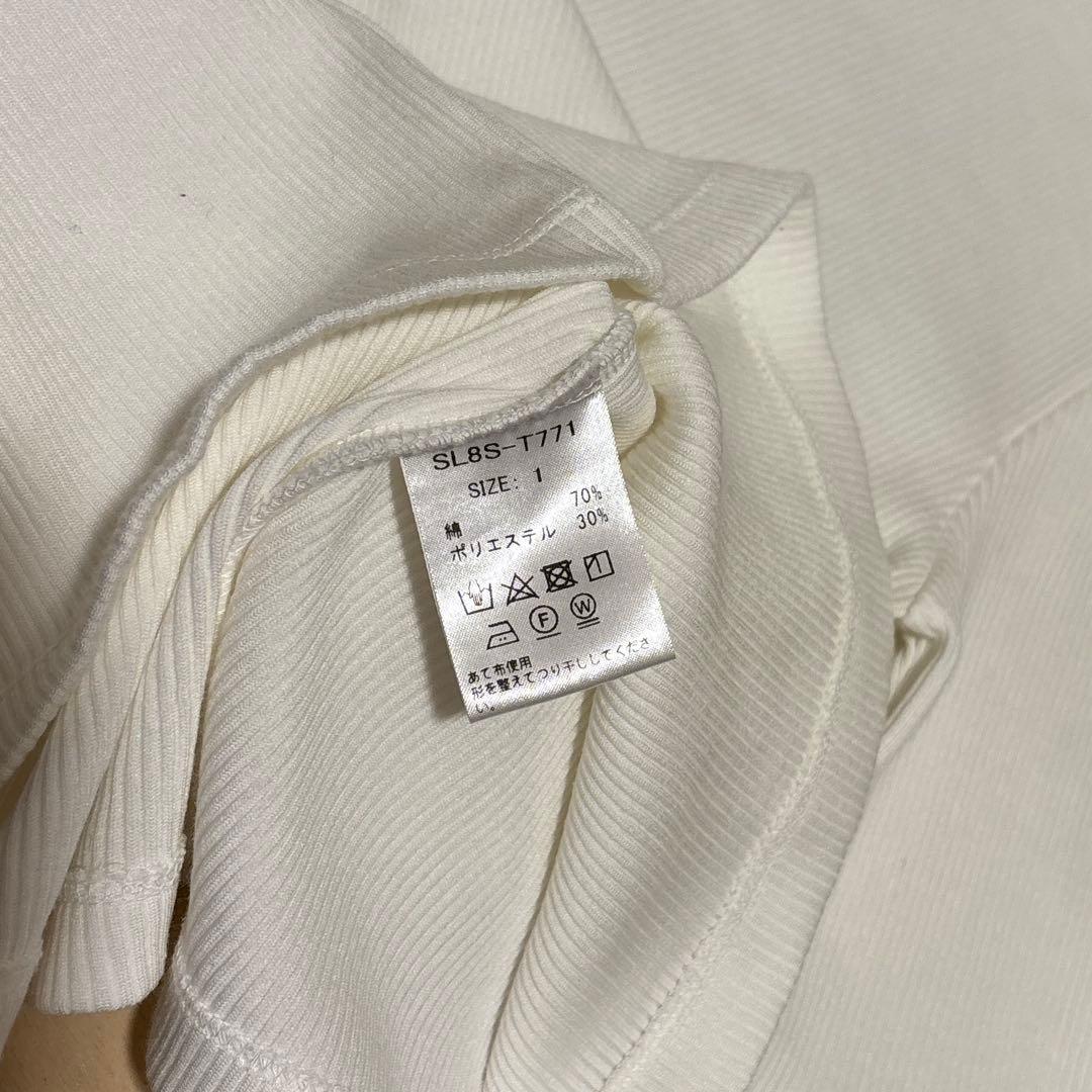 SLOANE 別注リブTシャツ サイズ1 ホワイト