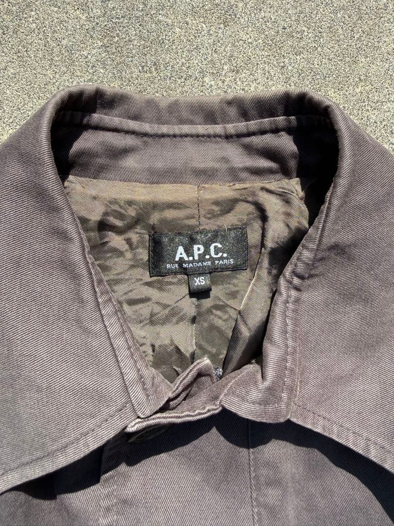 A.P.C. archive zip-up blouson ダークウェア