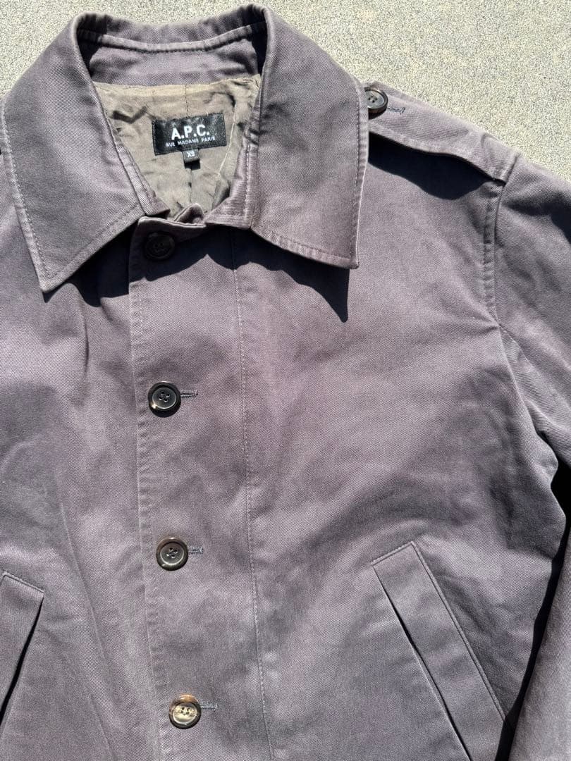 A.P.C. archive zip-up blouson ダークウェア