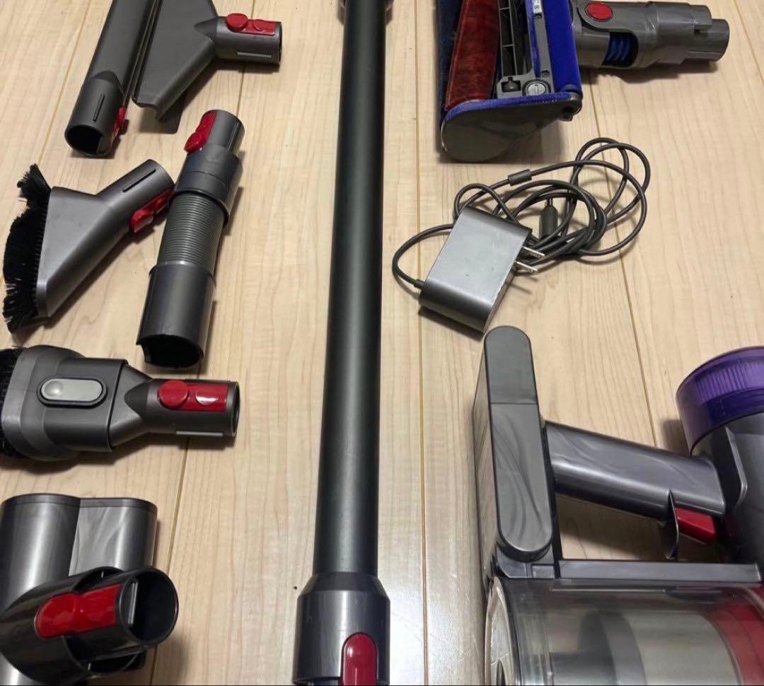 ⑦ すぐ使える！動作品！dysonダイソンコードレスクリーナー純正SV10K