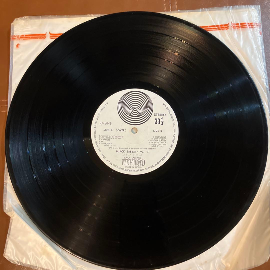 Black Sabbath Vol 4 レコード　LP RJ-5049