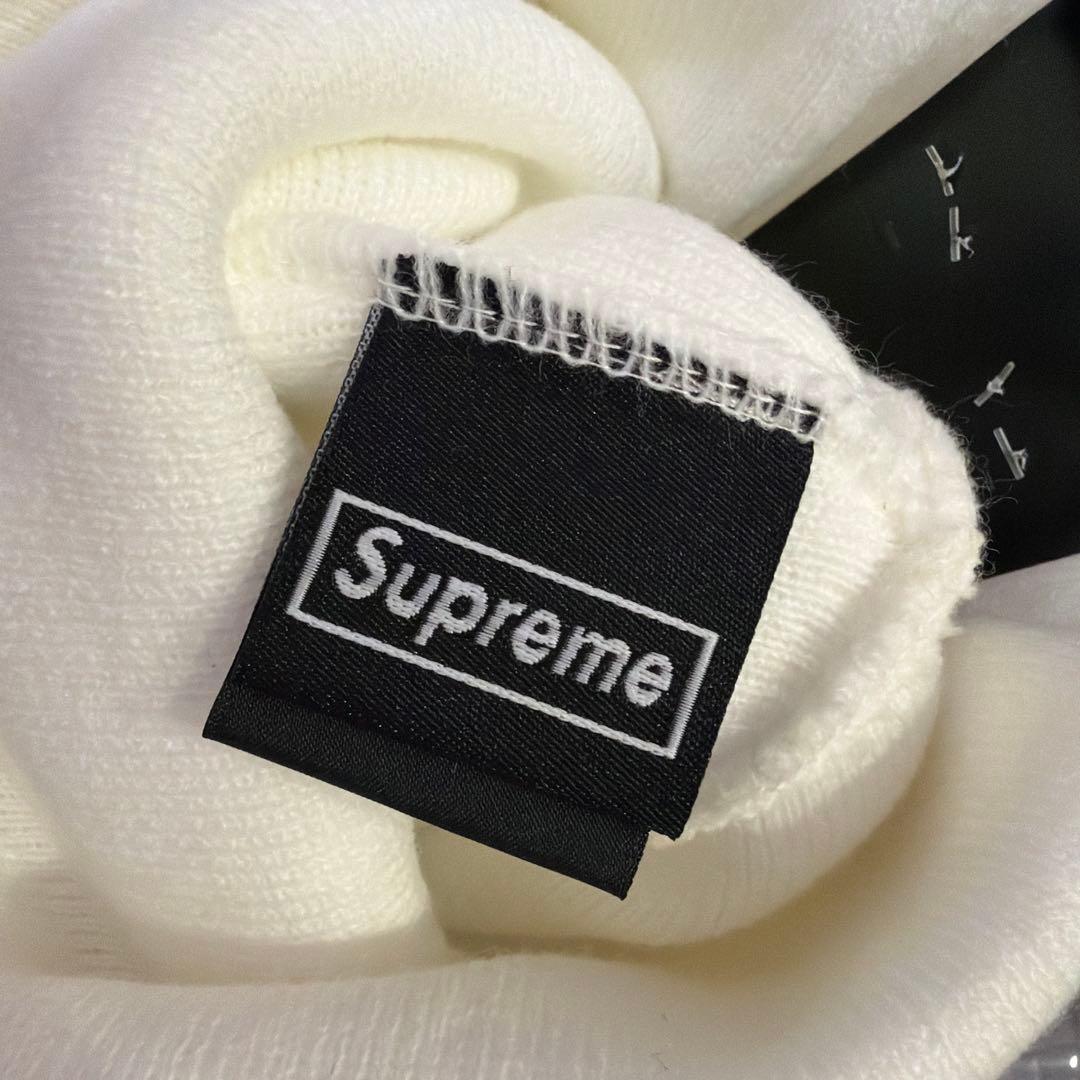 supremeシュプリーム×New Era ボックスロゴビーニー白×ピンク