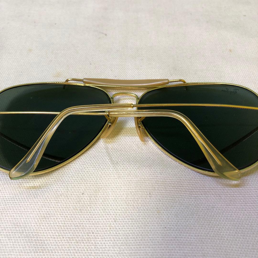 め23●Ray-Ban アビエーター サングラス ゴールド