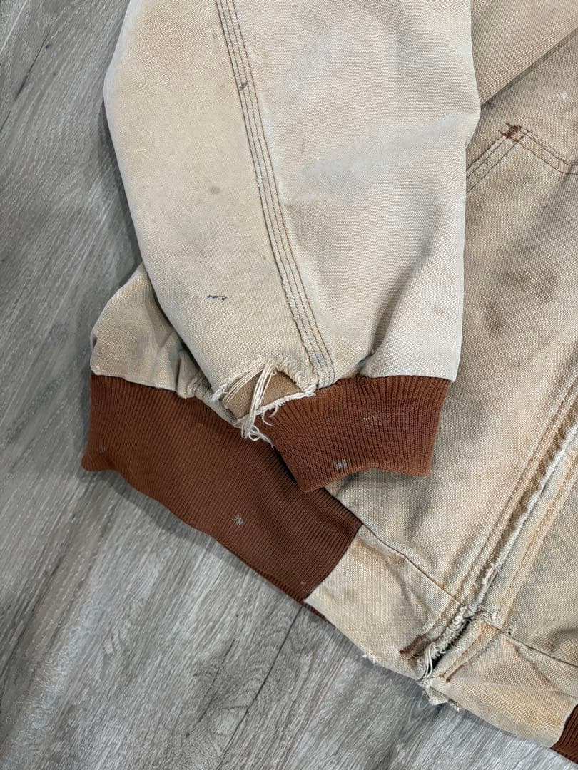 Carhartt アクティブジャケット サーマル ダック ボロ フェード
