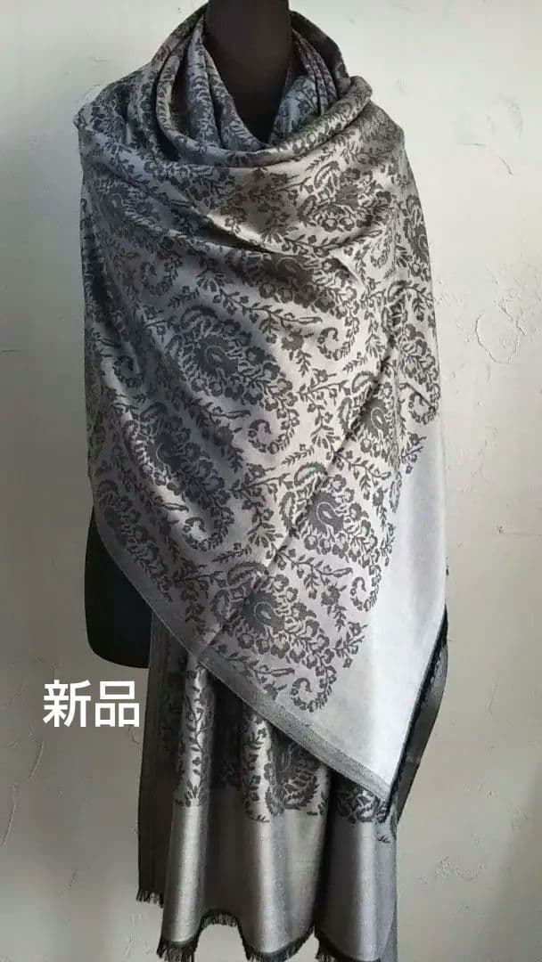 パシュミナ シルク 手織り ストール