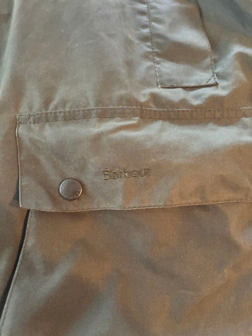 Barbour バブアー BORDER WAX JACKET 取り外しライナー付