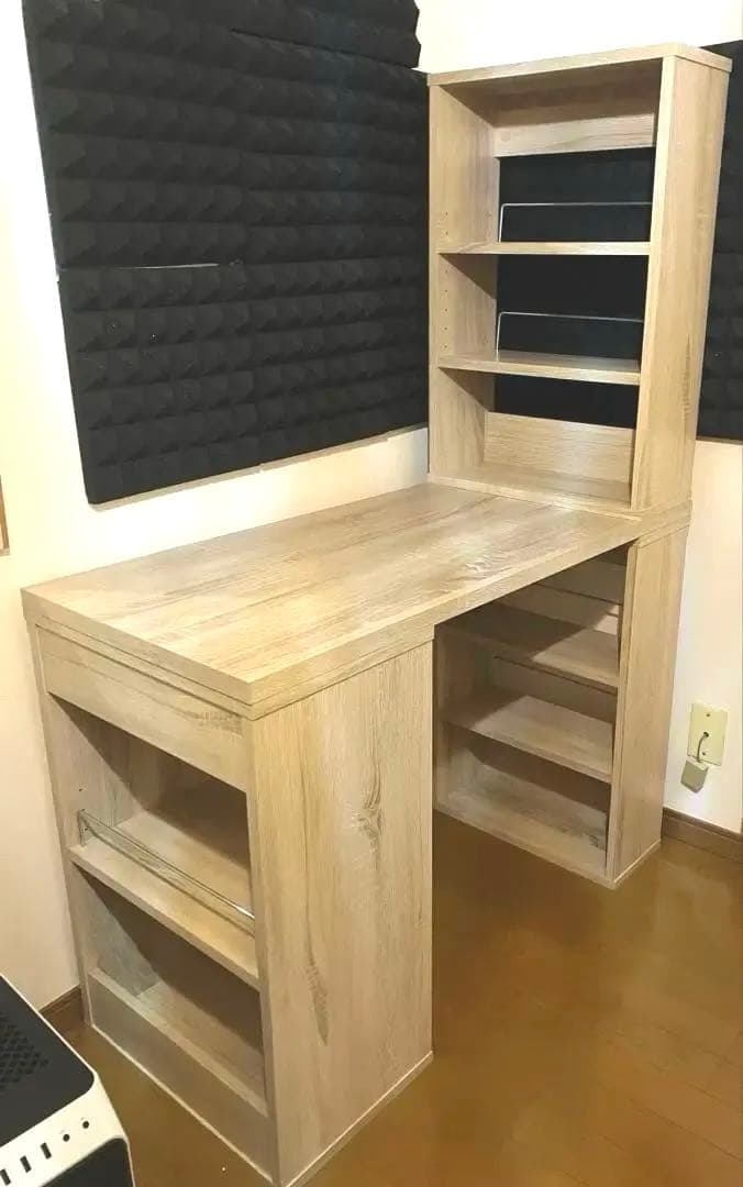⭐︎ゆめ出品⭐︎北欧風　シンプルデスク　幅100cm 深型収納　本棚