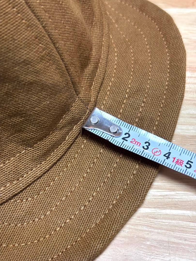 59.5cm 岡山産　11ozセルヴィッチダック生地ワークキャップ
