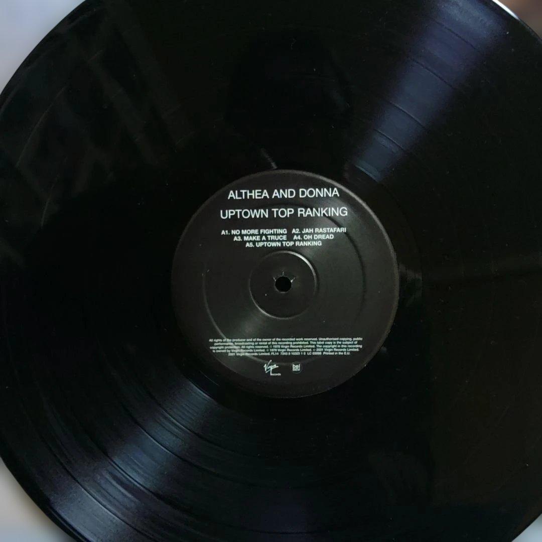 Althea and Donna Uptown Top Ranking レコード