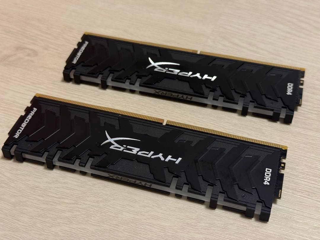 KingstonデスクトップPC用メモリ DDR4 3200MHz 8GBx2枚
