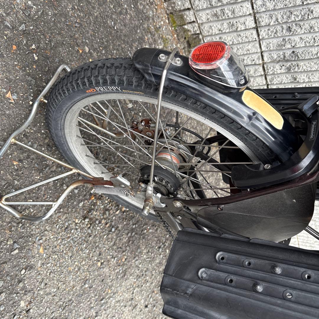 電動自転車 チャイルドシート付き　修理必要
