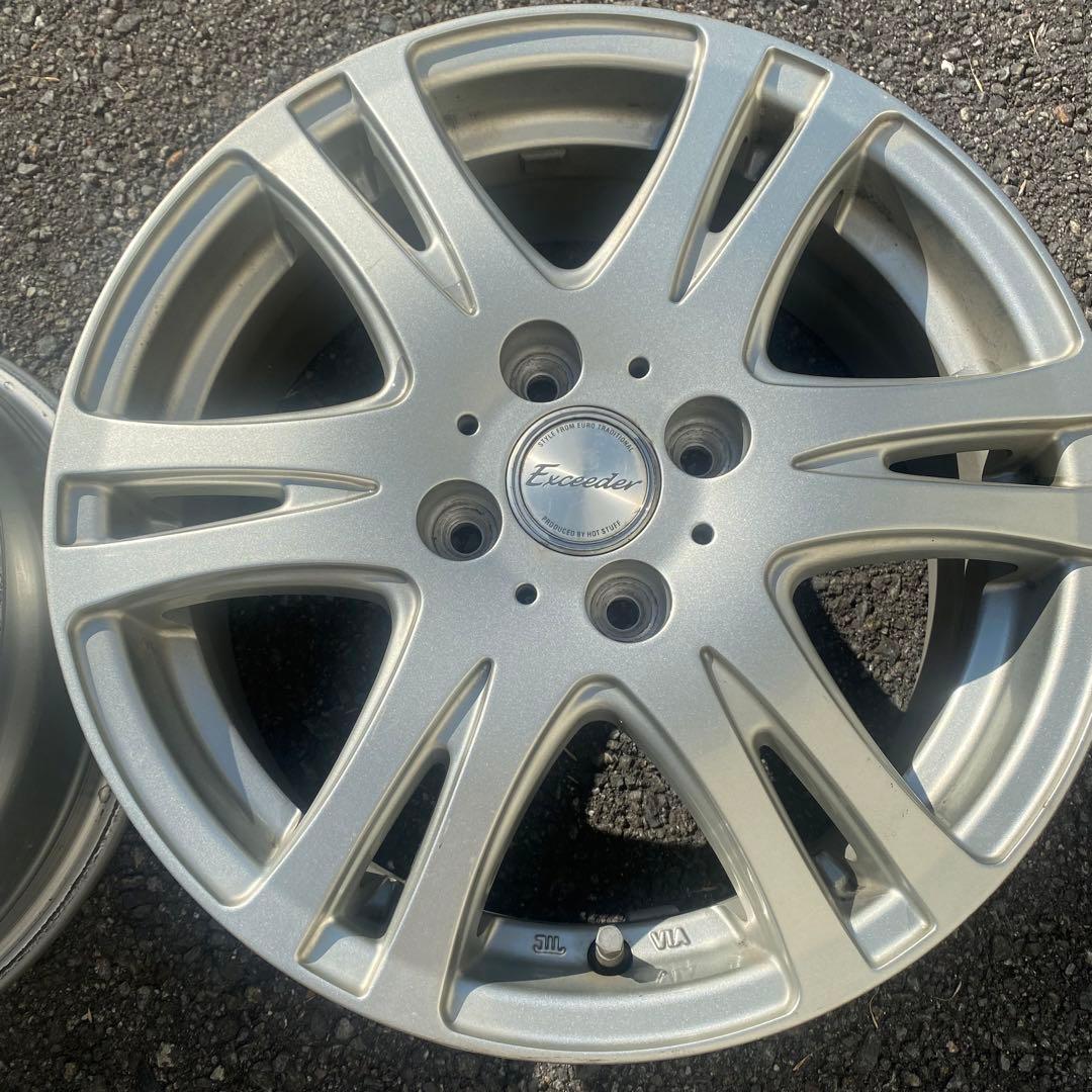 【送料無料】15×6J+53 5H 100 15インチホイール　Exceeder